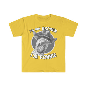 RONNIE BROKEN Unisex Softstyle T-Shirt