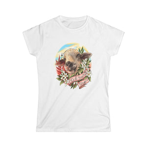 USA How lucky I am - LIMITED EDITION LADIES T Shirt - fundraising t for Jacobs Ridge Infirmary