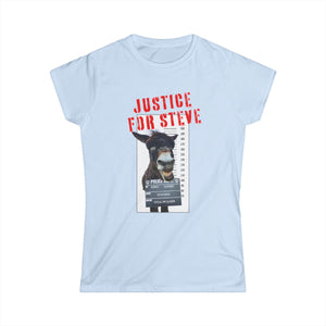 USA JUSTICE FOR STEVE Women's Softstyle Tee