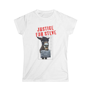 USA JUSTICE FOR STEVE Women's Softstyle Tee