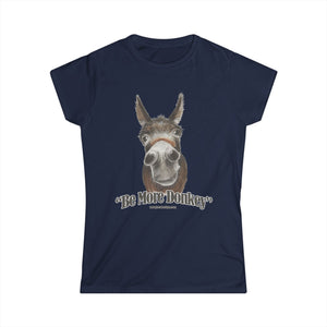 USA BE MORE DONKEY Women's Softstyle Tee