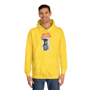 JUSTICE FOR STEVE Unisex College Hoodie