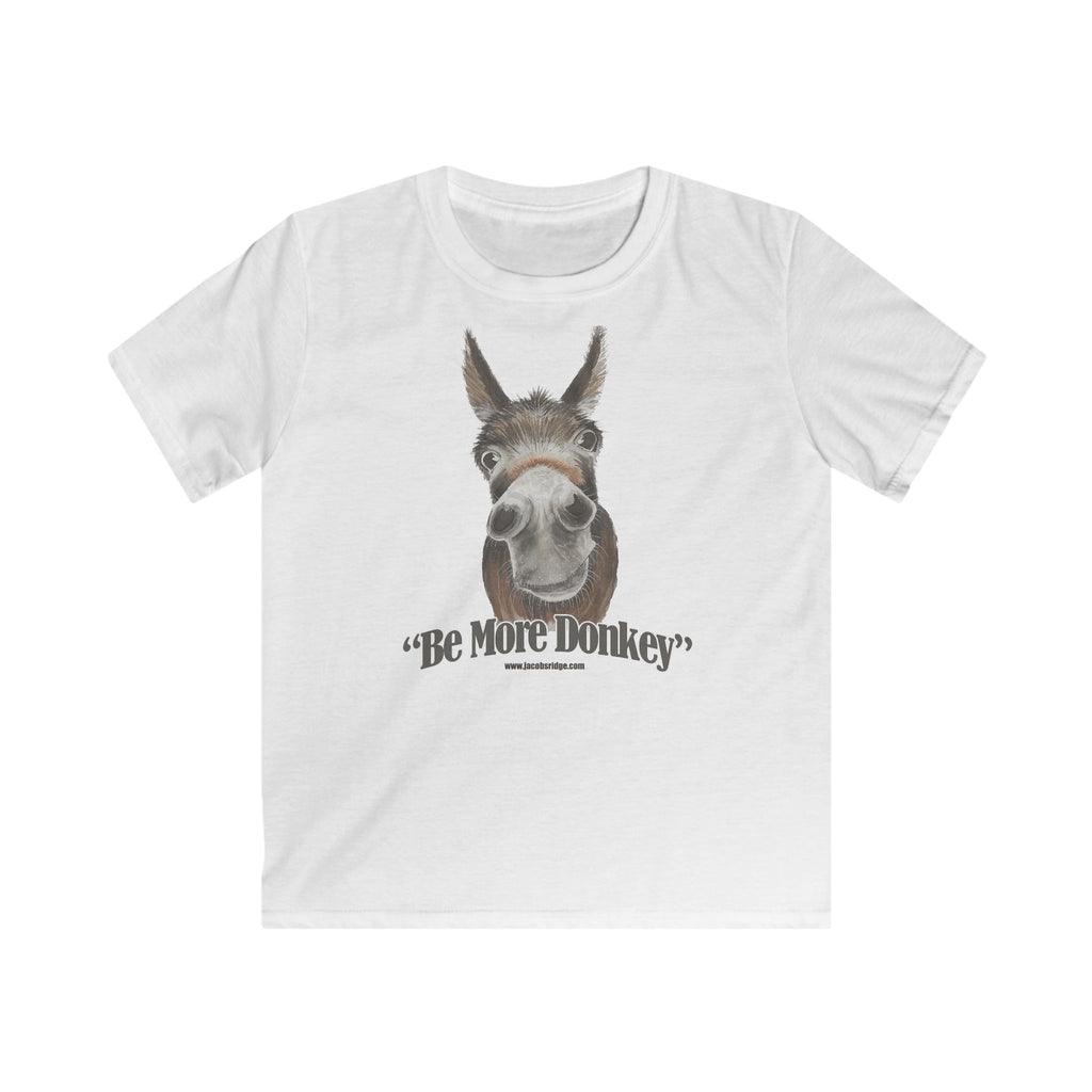 BE MORE DONKEY Kids Softstyle Tee