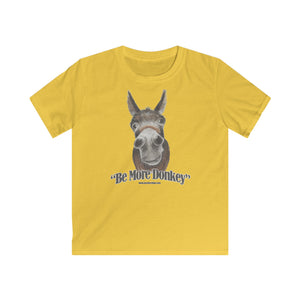 BE MORE DONKEY Kids Softstyle Tee