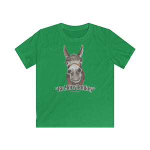 BE MORE DONKEY Kids Softstyle Tee