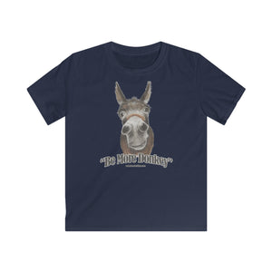 BE MORE DONKEY Kids Softstyle Tee