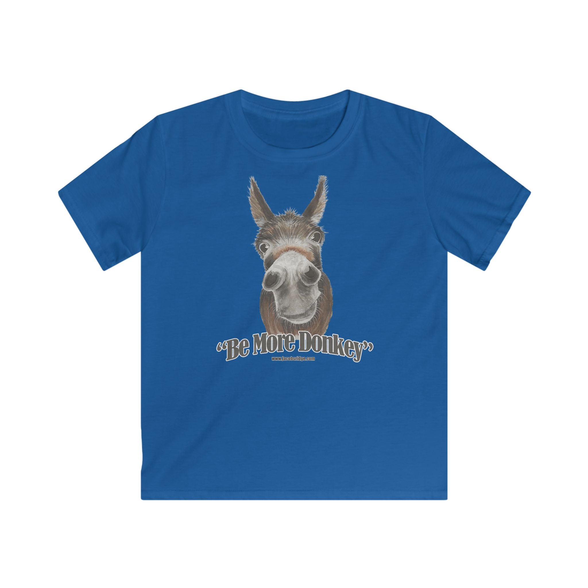 BE MORE DONKEY Kids Softstyle Tee