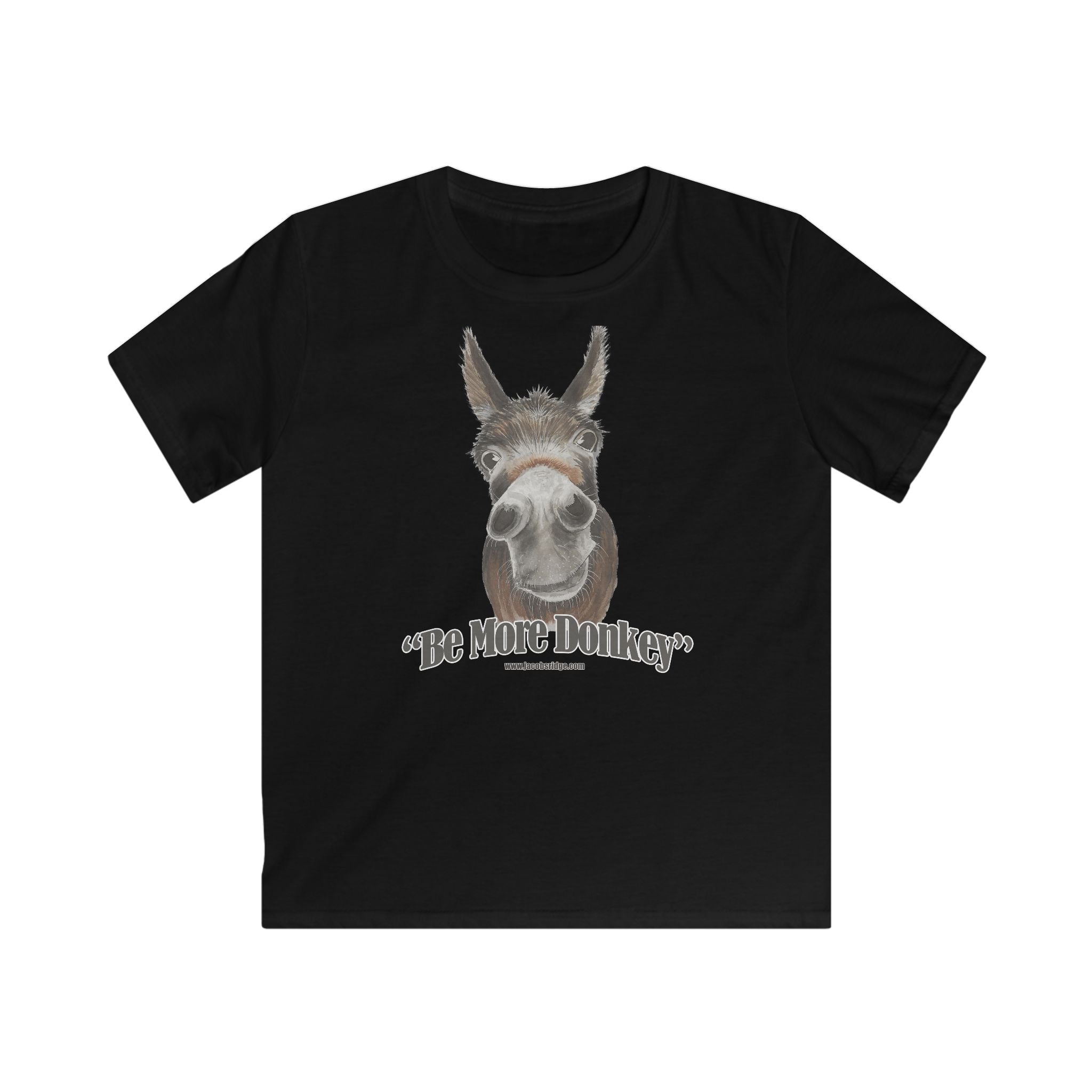 BE MORE DONKEY Kids Softstyle Tee