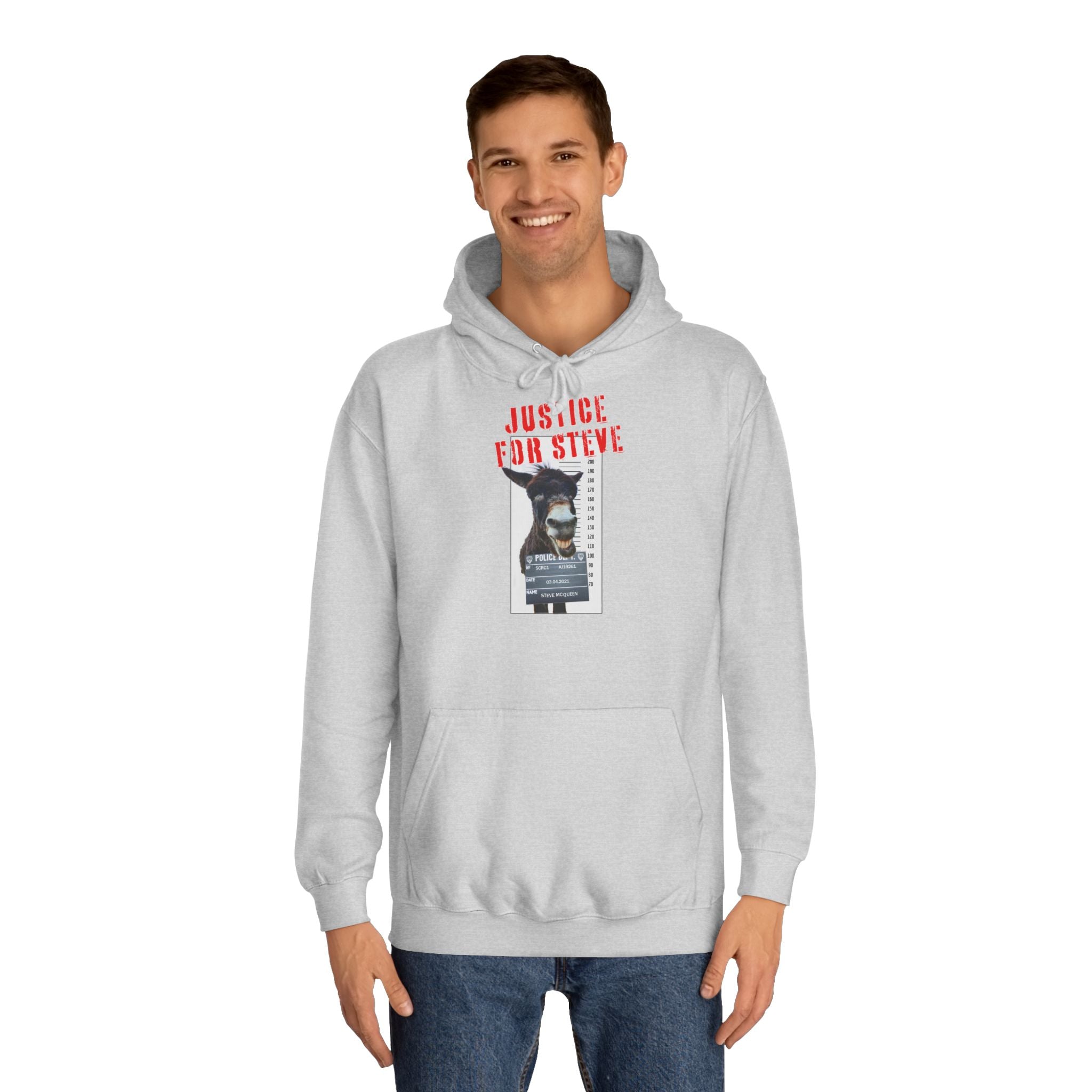 JUSTICE FOR STEVE Unisex College Hoodie