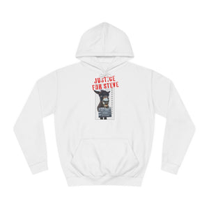 JUSTICE FOR STEVE Unisex College Hoodie