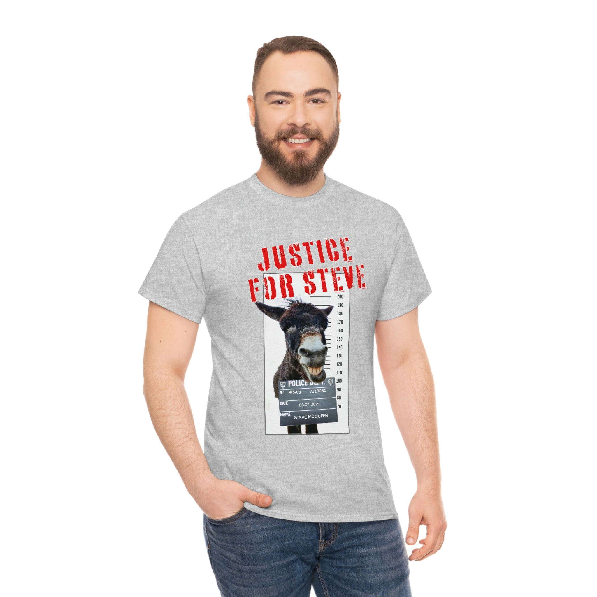 USA JUSTICE FOR STEVE Unisex Heavy Cotton Tee