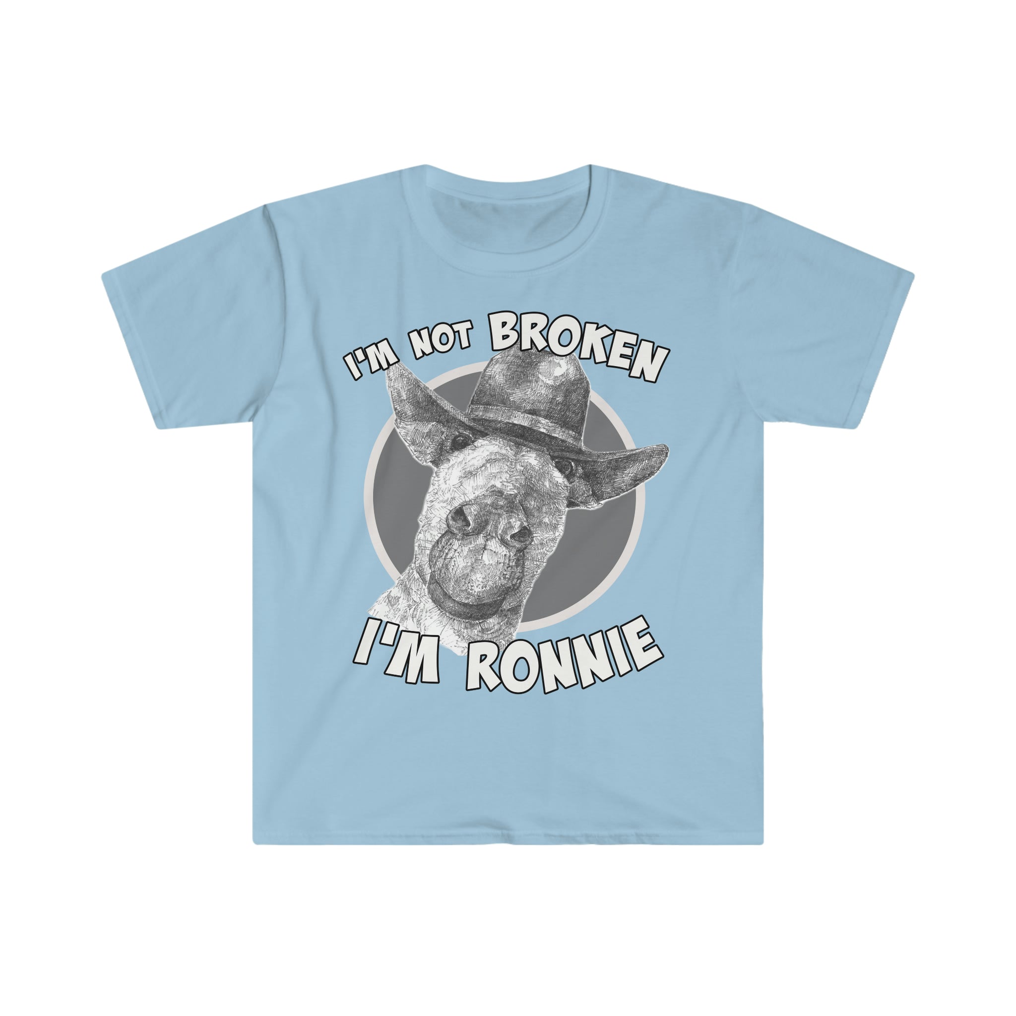 RONNIE BROKEN Unisex Softstyle T-Shirt