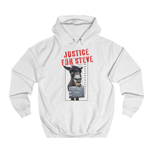 JUSTICE FOR STEVE Unisex College Hoodie