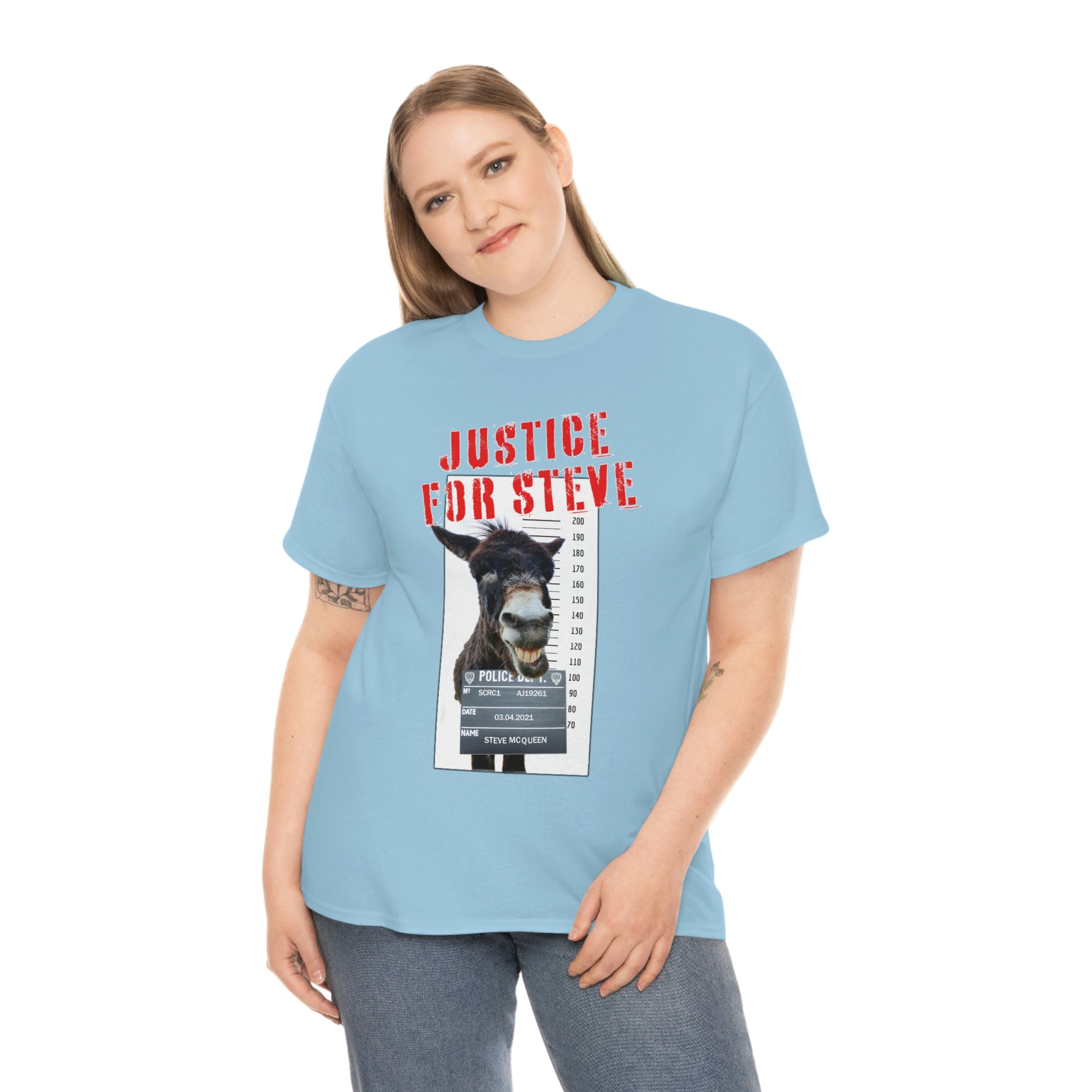 USA JUSTICE FOR STEVE Unisex Heavy Cotton Tee