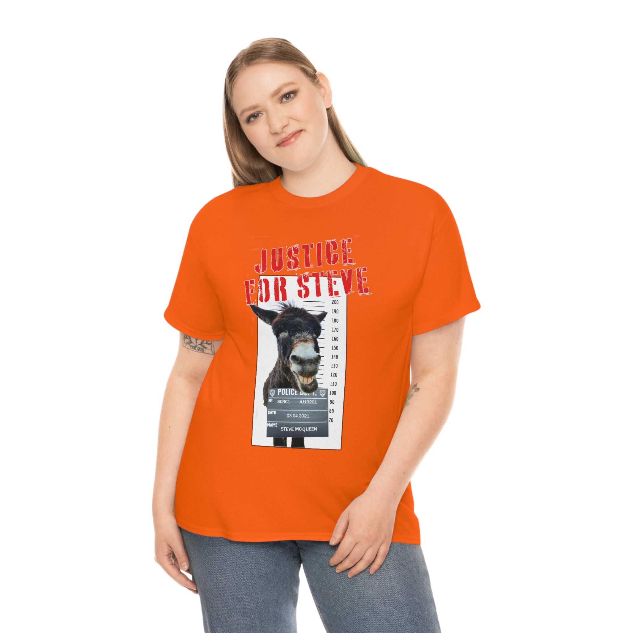 USA JUSTICE FOR STEVE Unisex Heavy Cotton Tee