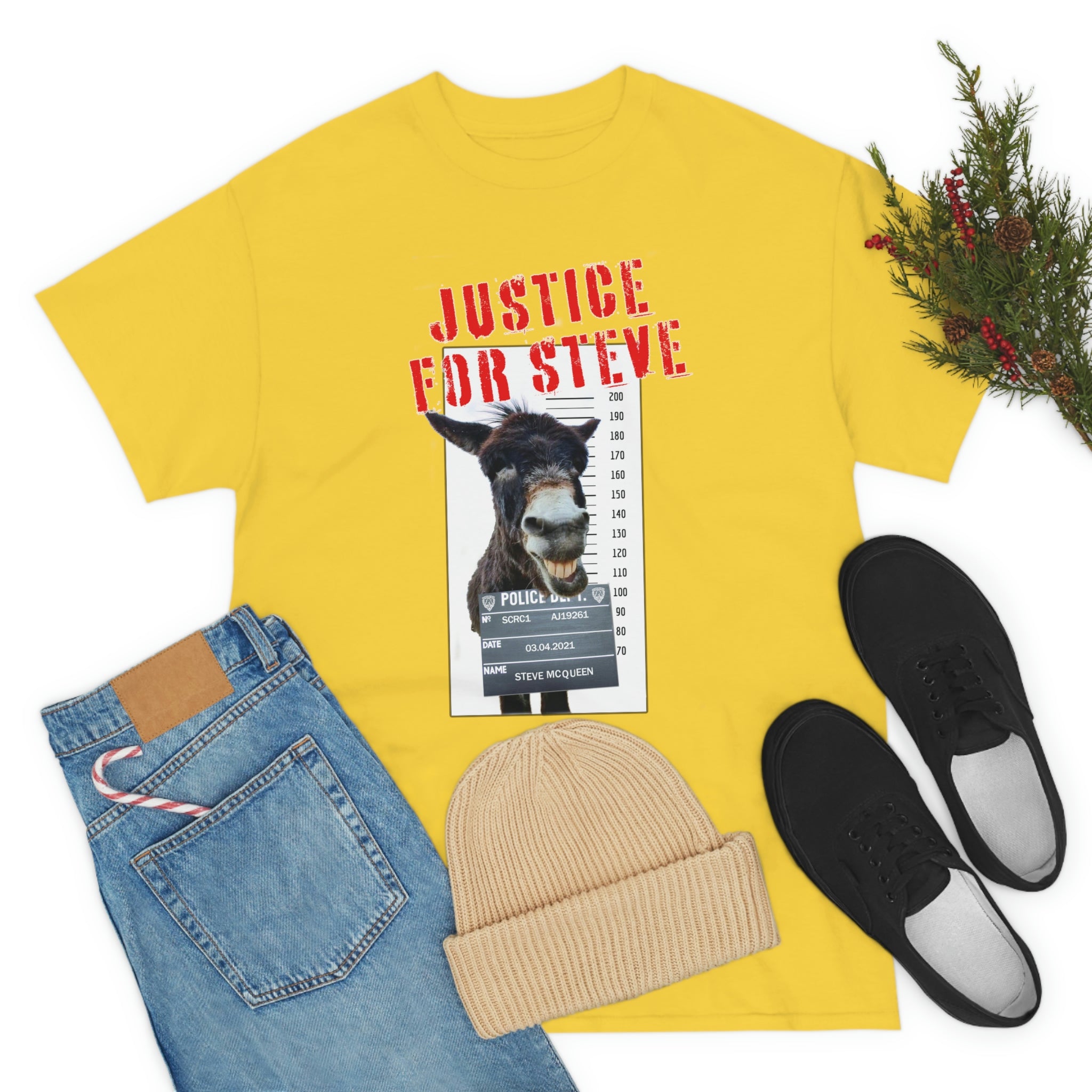 USA JUSTICE FOR STEVE Unisex Heavy Cotton Tee