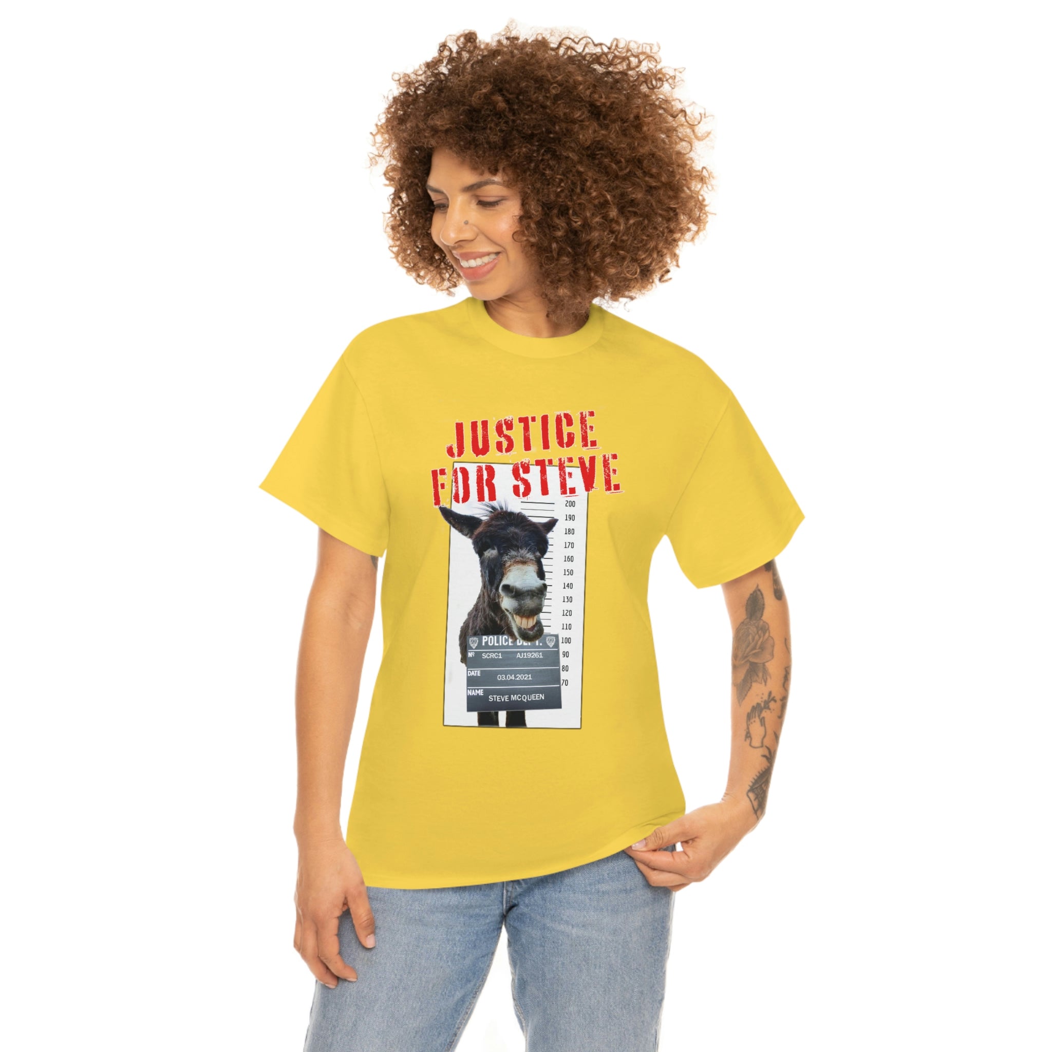 USA JUSTICE FOR STEVE Unisex Heavy Cotton Tee