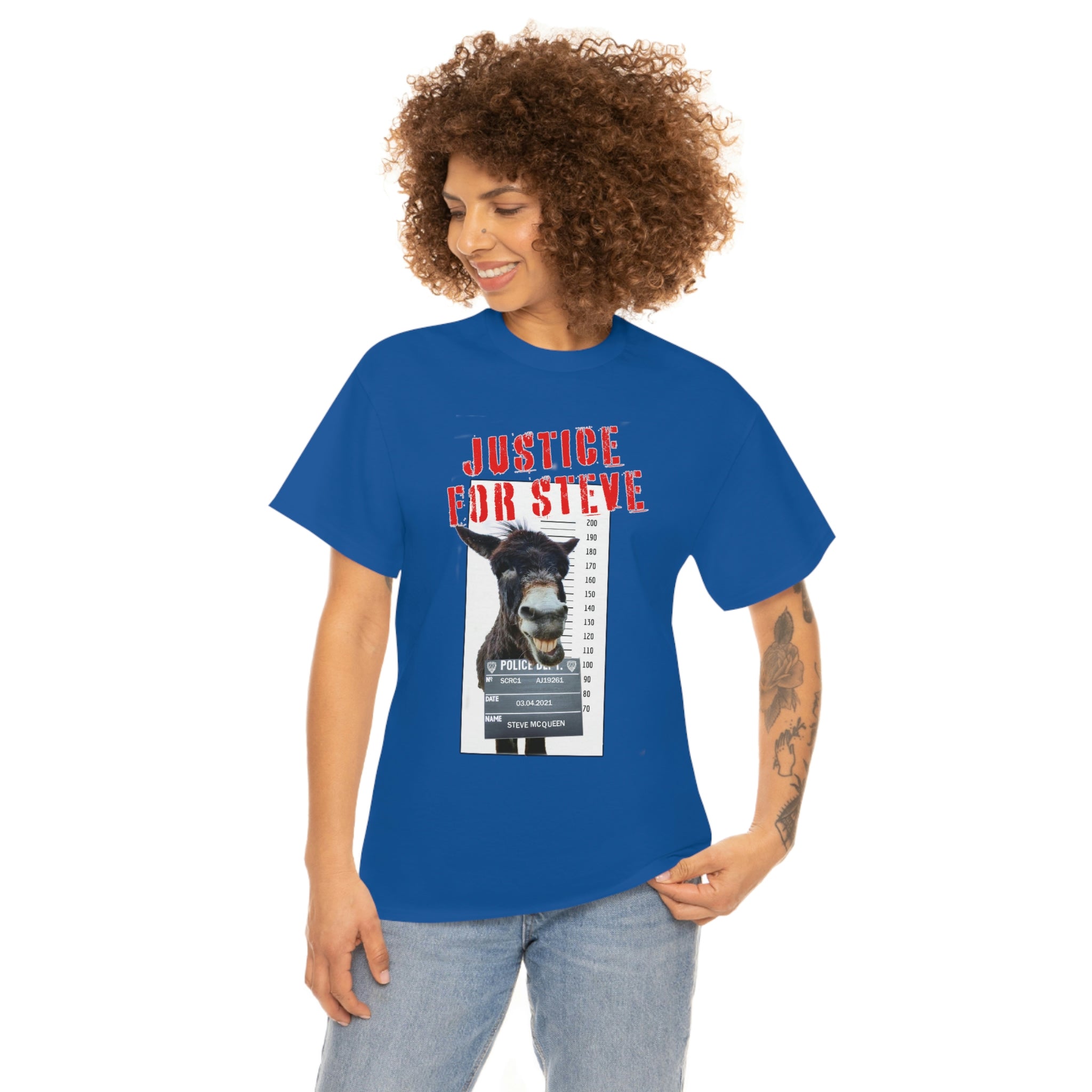 USA JUSTICE FOR STEVE Unisex Heavy Cotton Tee