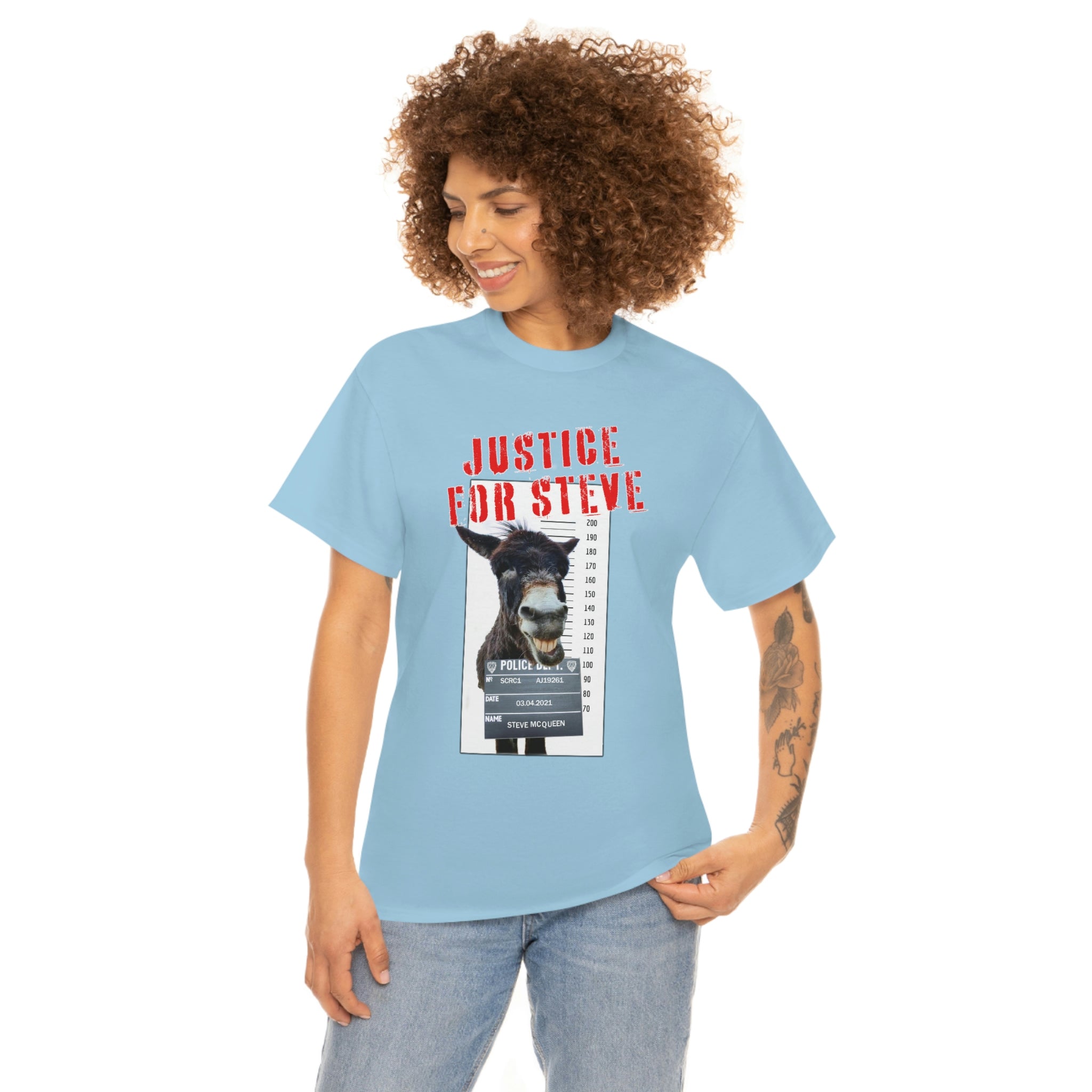 USA JUSTICE FOR STEVE Unisex Heavy Cotton Tee