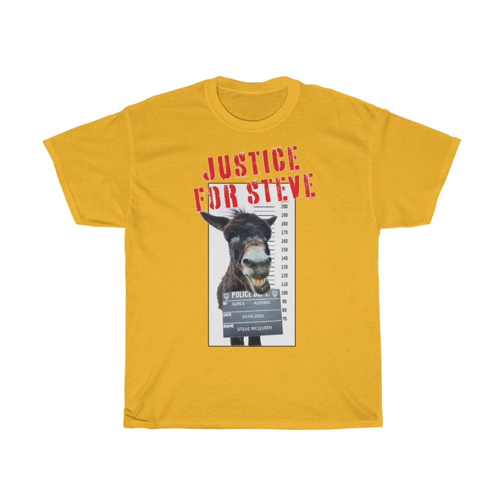 JUSTICE FOR STEVE Unisex Heavy Cotton Tee