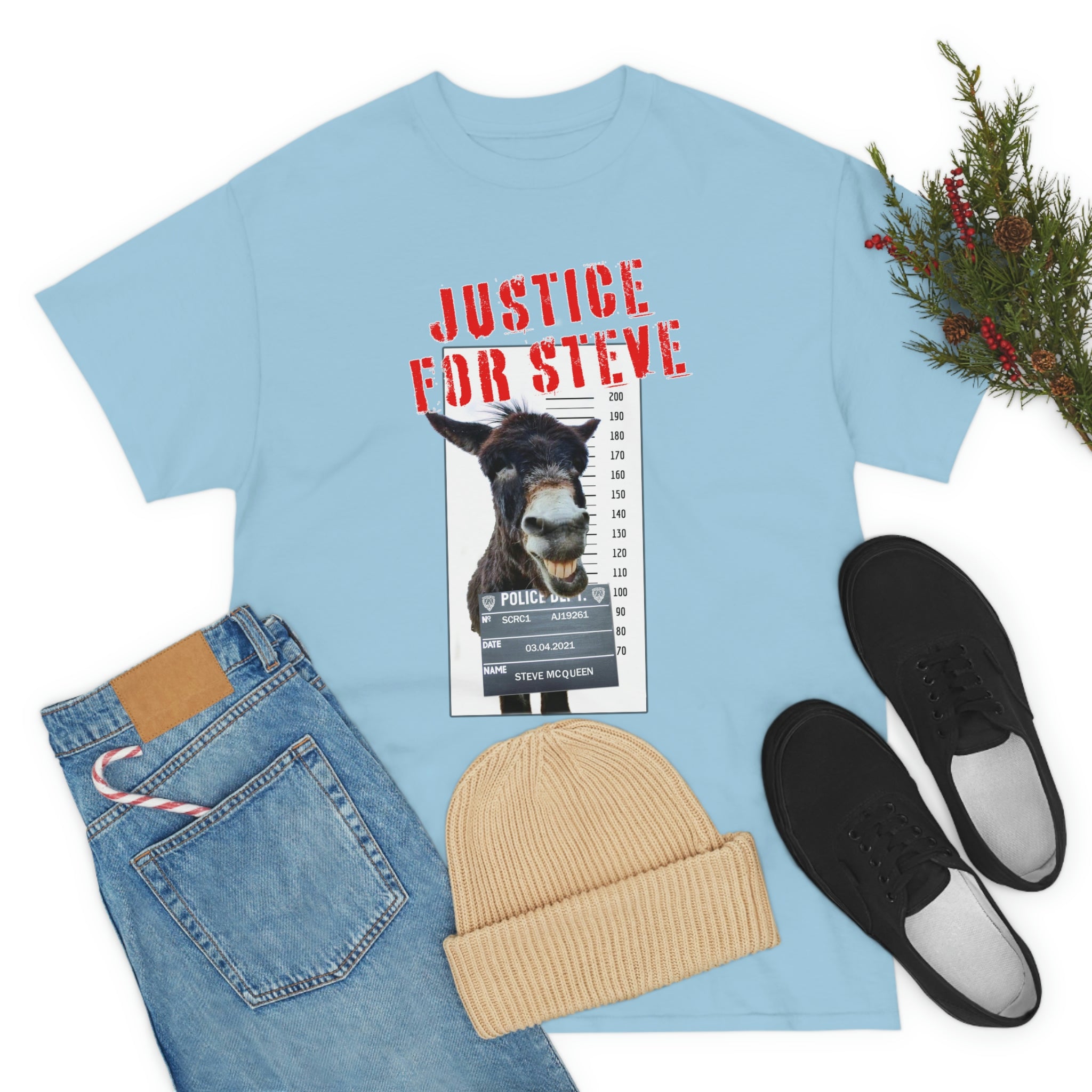 USA JUSTICE FOR STEVE Unisex Heavy Cotton Tee