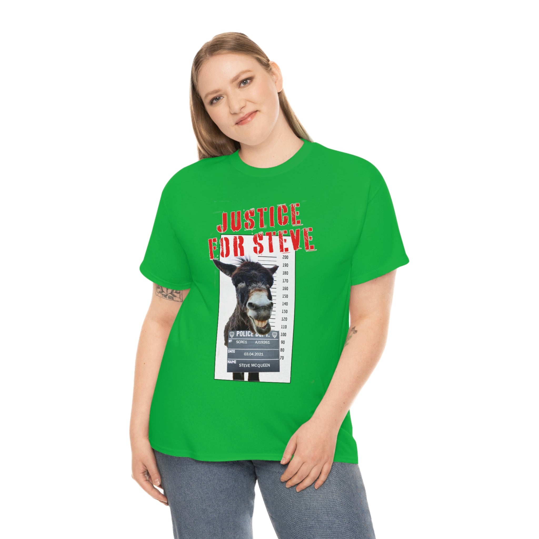 USA JUSTICE FOR STEVE Unisex Heavy Cotton Tee