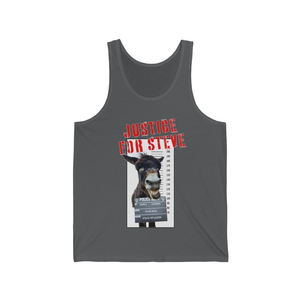 USA JUSTICE FOR STEVE Unisex Jersey Tank