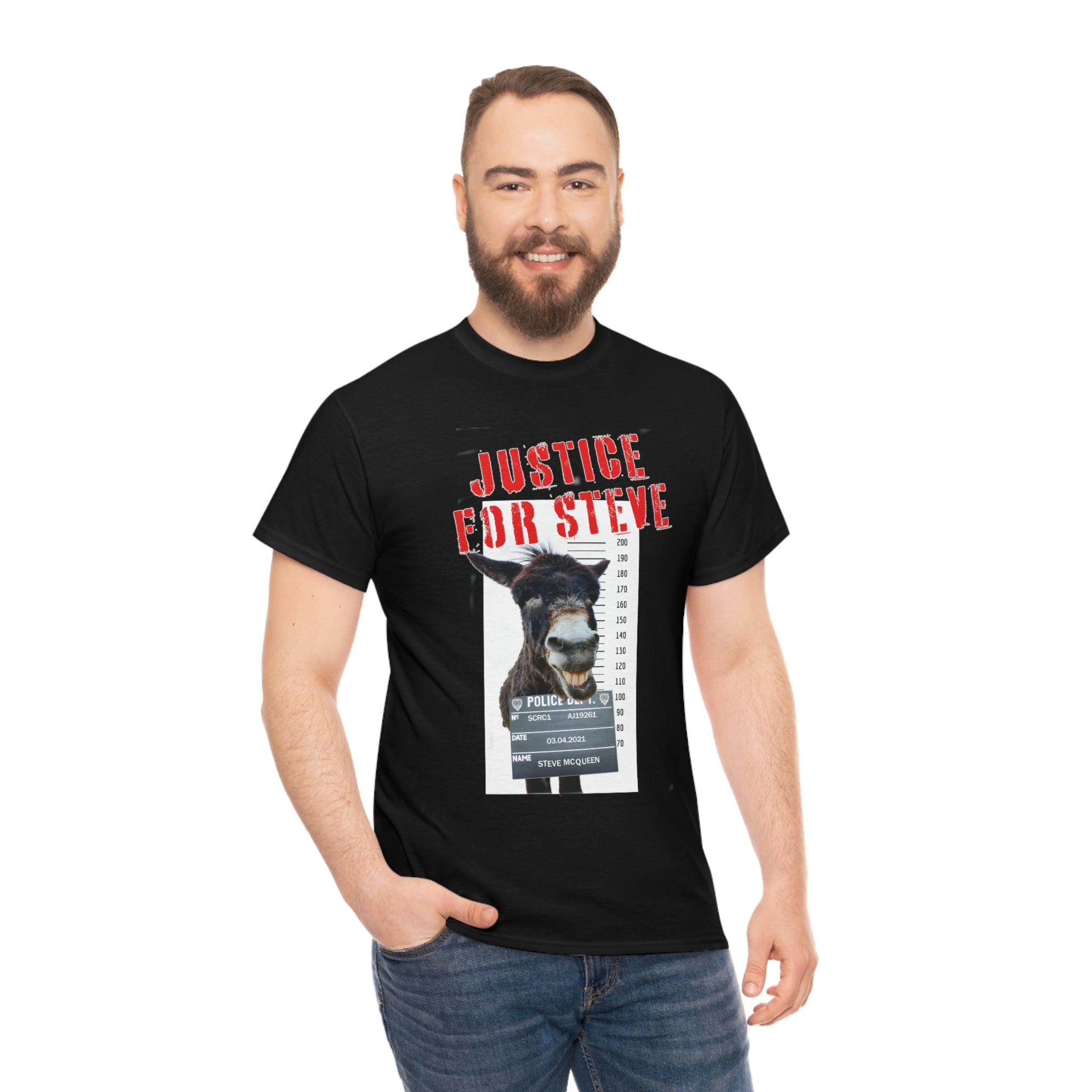 USA JUSTICE FOR STEVE Unisex Heavy Cotton Tee