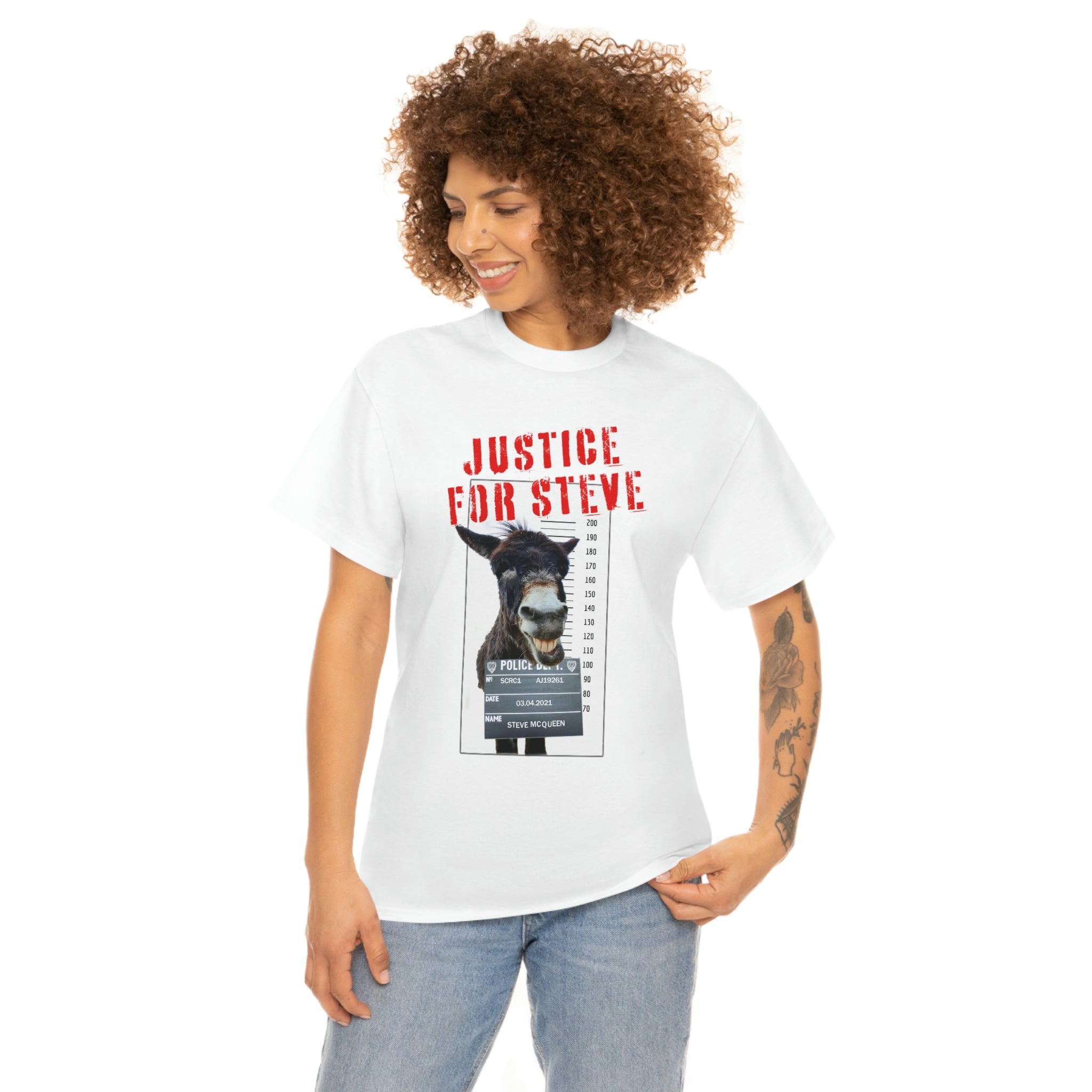 USA JUSTICE FOR STEVE Unisex Heavy Cotton Tee