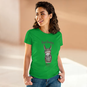 USA BAD DONKEY Women's Heavy Cotton Tee