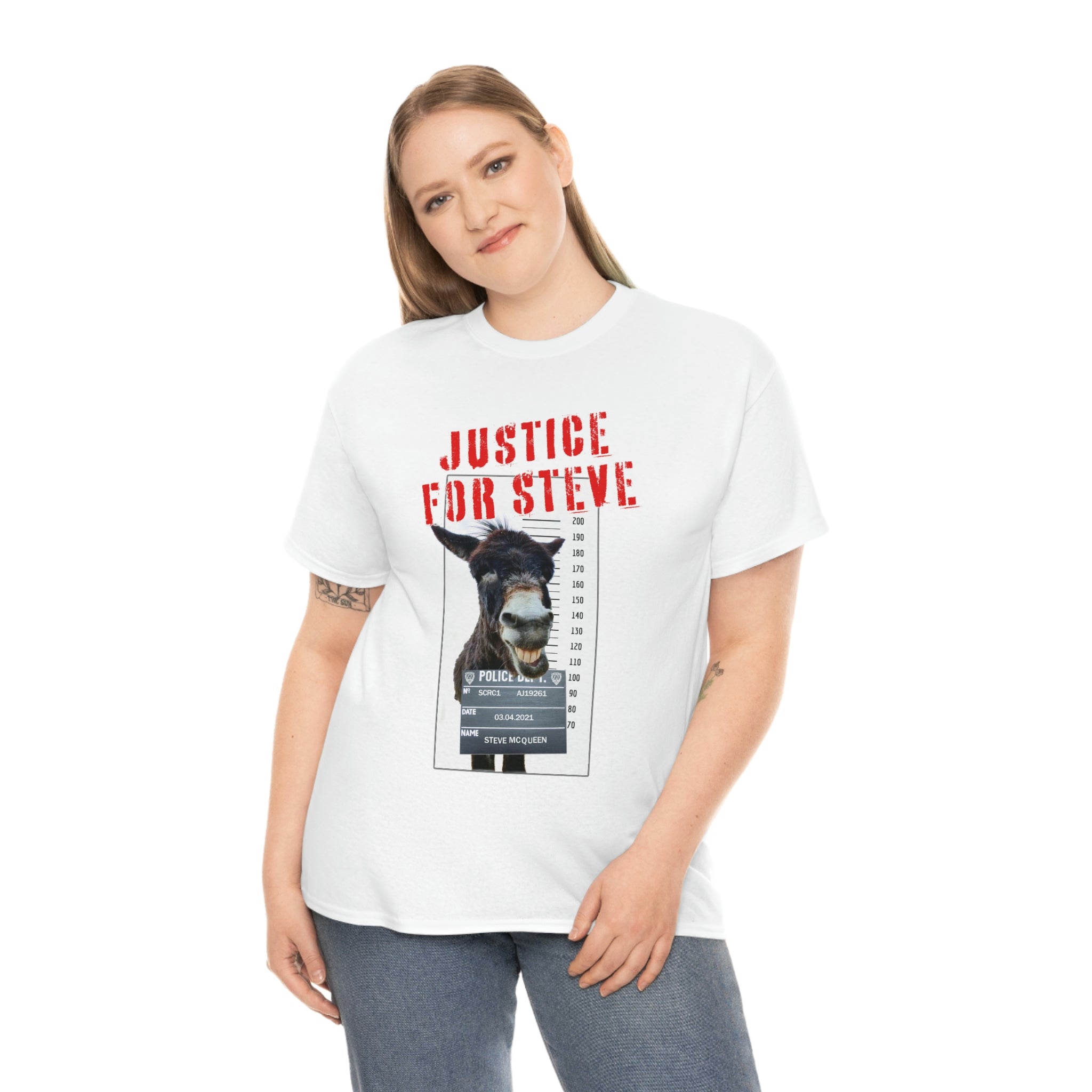 USA JUSTICE FOR STEVE Unisex Heavy Cotton Tee