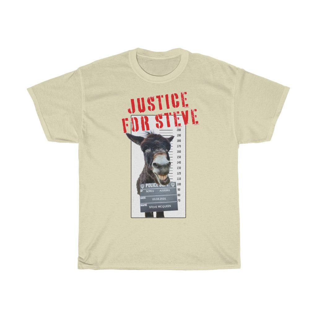 JUSTICE FOR STEVE Unisex Heavy Cotton Tee
