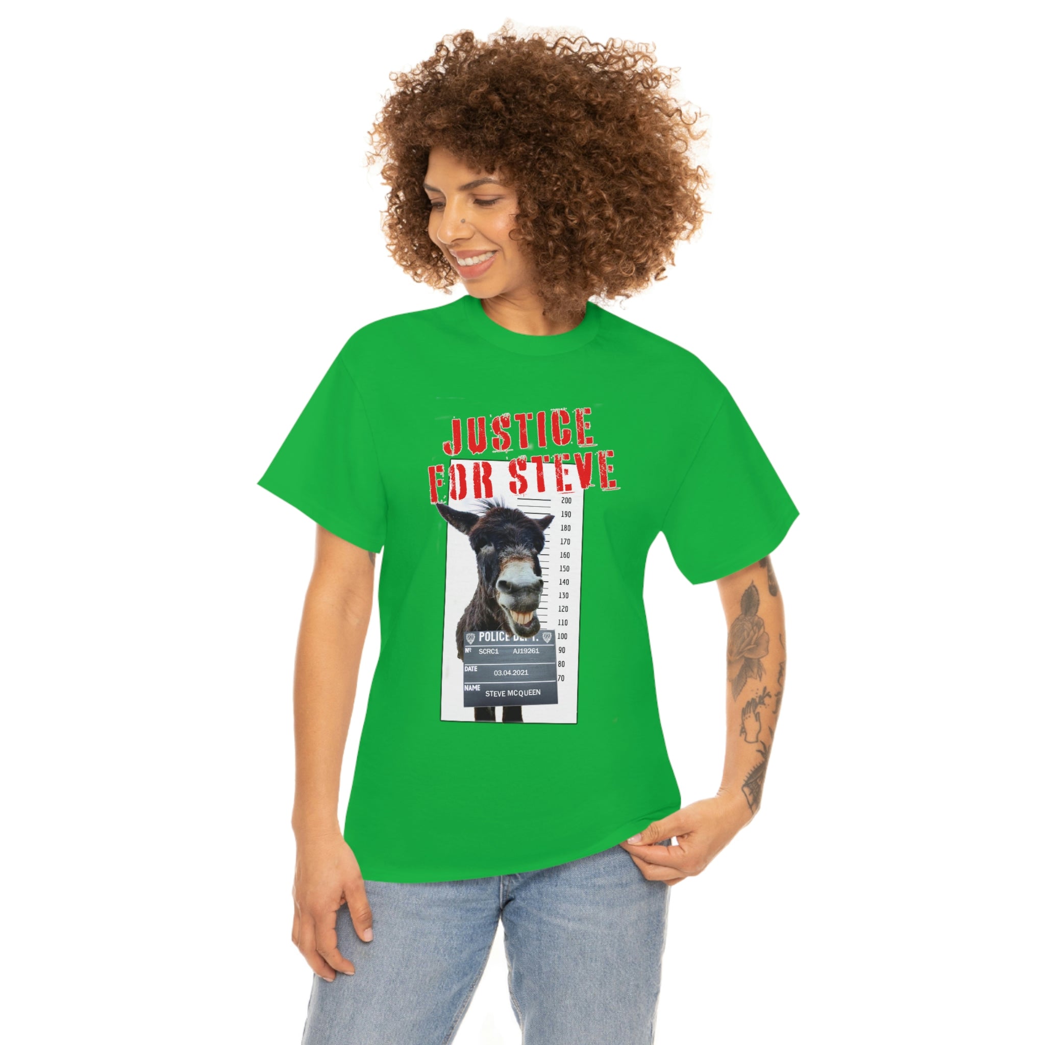 USA JUSTICE FOR STEVE Unisex Heavy Cotton Tee