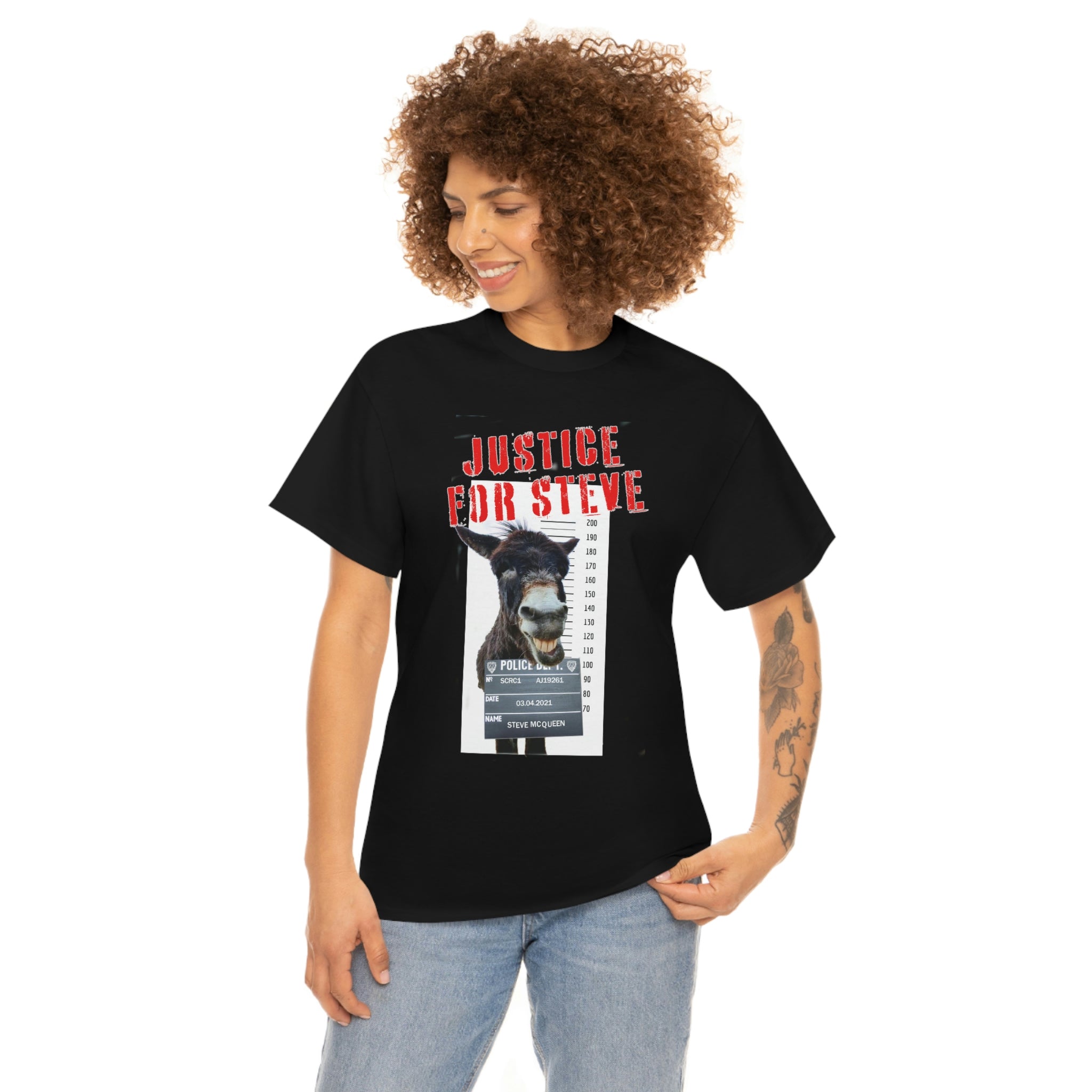 USA JUSTICE FOR STEVE Unisex Heavy Cotton Tee